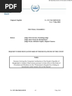 Inviting the Competent Authorities of the People’s Republic of Bangladesh to Submit Observations