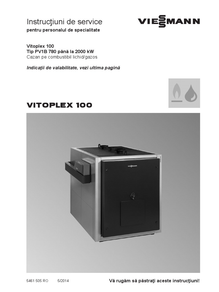 IS Vitoplex 100 PV1B 780-2000 KW PDF | PDF