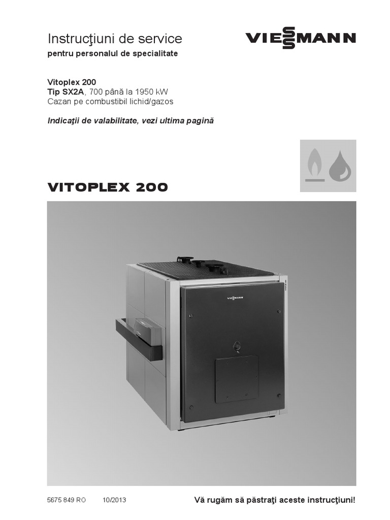 IS Vitoplex 200 SX2A 700-1950 KW PDF | PDF
