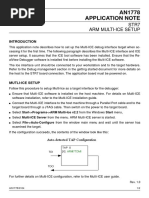 Application Note: Str7 Arm Multi-Ice Setup