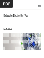 Embedded SQL The IBM I Way