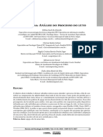 Dor e Perda: Análise Do Processo Do Luto: Resumo