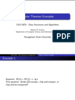 Master Theorem Examples