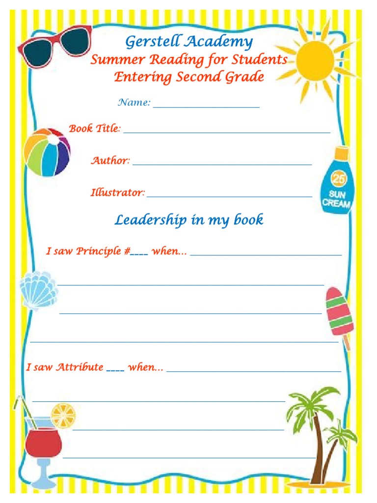 Second grade worksheets picture