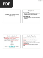 Algorithm Sequence of Unambiguous Instructions For Solving A Problem Finite Amount of Time