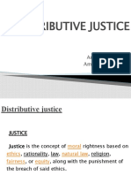 Distributive Justice: Anjali Sharma Amit Singhania