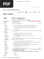 Hardware Modeling Using Verilog - Unit 2 - Week 1 Assignment