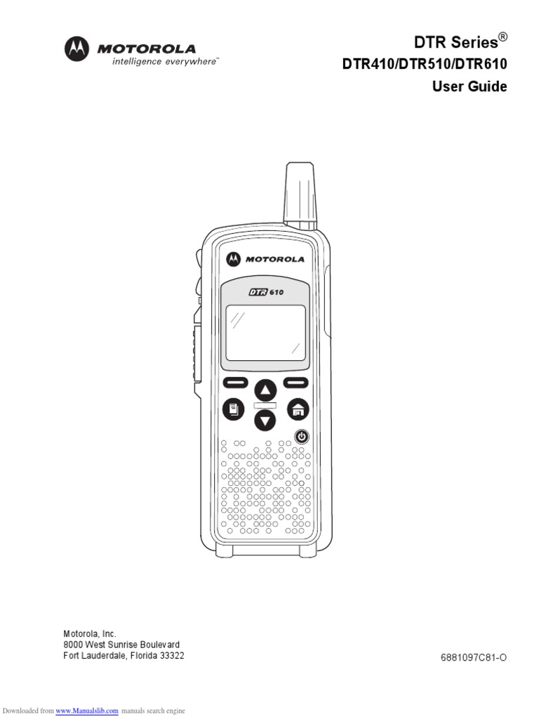 DTR Series: DTR410/DTR510/DTR610 User Guide | PDF | Battery Charger ...