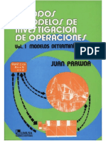Metodos y Modelos de Investigacion de Operaciones PDF