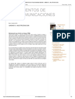 Fundamentos de Telecomunicaciones - Unidad 5. - Multiplexacion