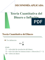 Teoría Cuantitativa Del Dinero e Inflación