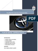 Plan de Ventas Empresa Toyota
