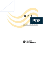 TOAD Getting Started Guide PDF