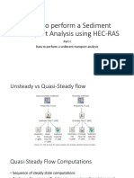 How To Perform A Sediment Transport Analysis Using HEC-RAS-Part 1