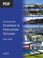 Portland MSA Economic & Population Outlook, April 2018