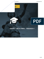 Gedpu - Reta Final - Rodada 4: EBEJI - Escola Brasileira de Ensino Jurdico Na Internet