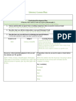 Literacy Lesson Plan: I Will Do The Checklist To Make Sure That I Achieved My Goal