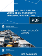 Metro de Lima Vision de Un Transporte Integrado AATE