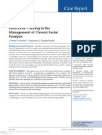 Fungsional Training The Manajemen of Cronic Facial Parese Ptj0605
