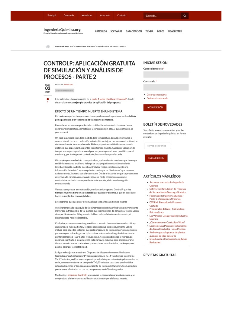 Software Controlp Aplicacion Control Procesos 2 | PDF | Programa de ...