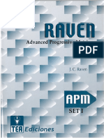 Raven. Cuaderno de Matrices. Escala APM PDF