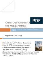 China: Oportunidades Frente A Una Nueva Potencia: Eduardo Ferreyros - Vice Ministro de Comercio Exterior