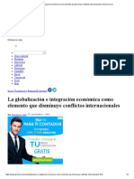 La Globalización e Integración Económica Como Elemento Que Disminuye Conflictos Internacionales _ Gerencie