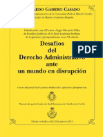 E.gamero.casado.desafíos Del Derecho Administrativo Ante Un Mundo en Disrupción.2015