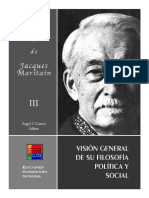 Jackes Maritain Vision de Su Filosofia Politica y Social