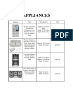 appliances