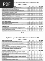 Borunda Firth Evaluation 2017, Mayor and Council