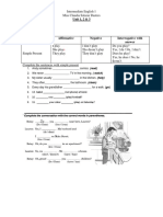 Summary Units 1,2&3 - American English File - 1