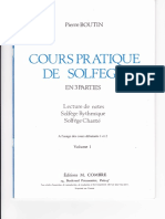 Cours Pratique de Solfège - Volume 1 - Pierre Boutin PDF