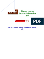 El Amor Que Me Juraste Silvia Mo PDF