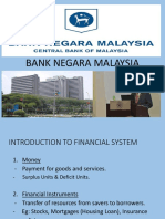 Introduction to Malaysia's Financial System and Bank Negara Malaysia
