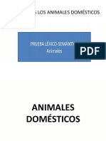 Prueba Lexico Semántica Animales Domesticos