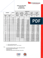 Price List HDPE 120318
