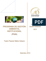 PROGRAMA DE GESTIÓN AMBIENTAL INSTITUCIONAL  TPMS