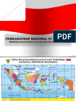 Pembangunan Regional Di Indonesia: Perkembangan Di Masa Lalu, Isu, Dan Pilihan Kebijakan