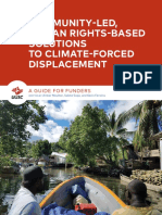 Community-Led Human Rights-Based Solutions To Climate-Forced Displacement