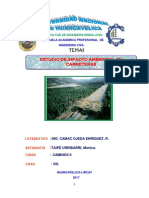 Monografia Impacto Ambiental en Las Carreteras