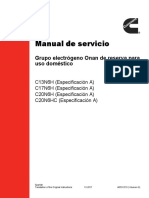 Manual Electrogeno Onan Gas