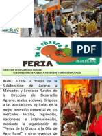 Agrorural Feria Agropecuaria de La Chacra A La Olla