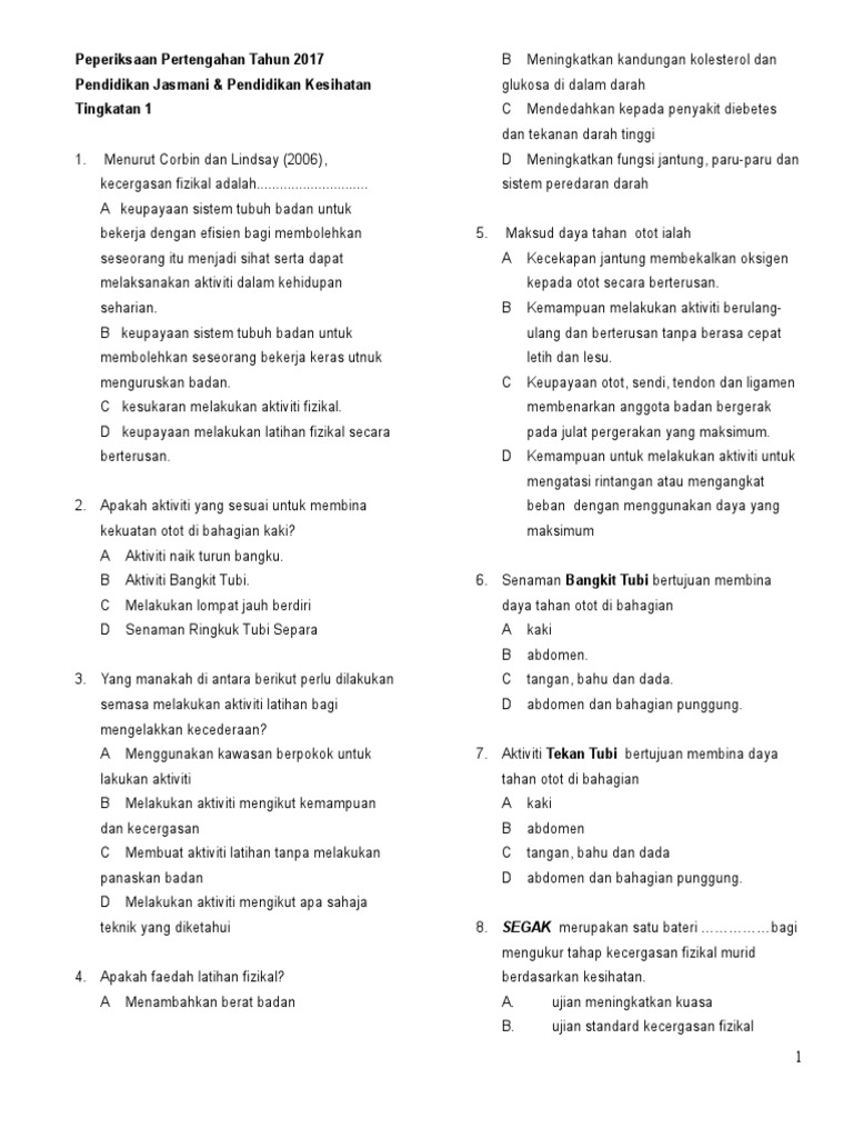 PJK T1 PPT 2017 | PDF