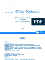 IRSCA Gifted Education 2007