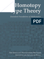 The Univalent Foundation Program - Homotopy Type Theory