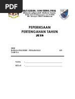 2018 UPSR English Paper 1