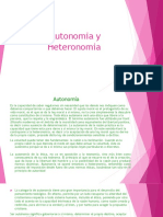 Autonomia y Heteronomia