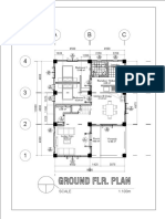 Ground Flr. Plan: Laundry T & B Bedroom 1