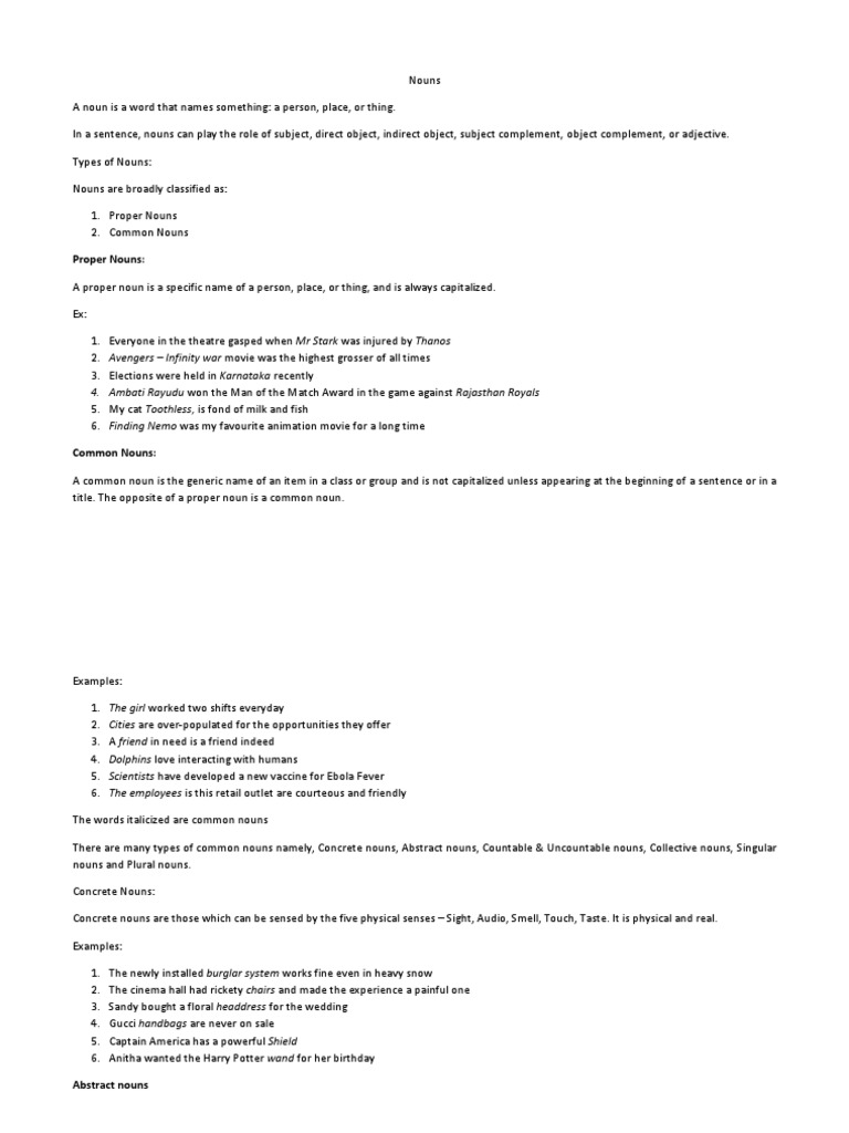 Proper Nouns 4. Ambati Rayudu Won The Man of The Match Award in The Game Against Rajasthan